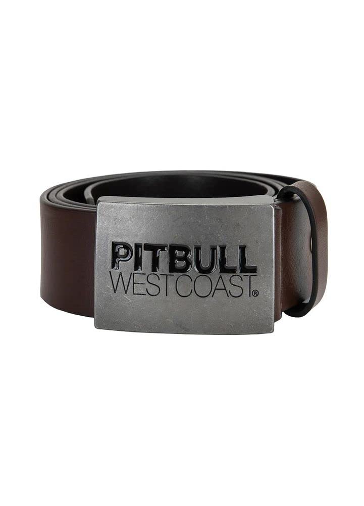 Pitbull TNT cintura uomo pelle fibbia metallo vintage