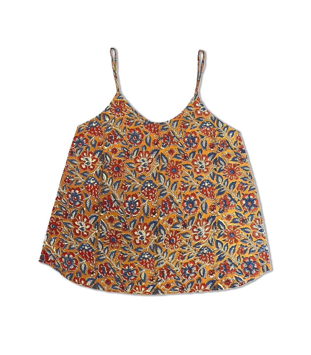 el.residu Priyanka 3 canotta marrone cotone S/M