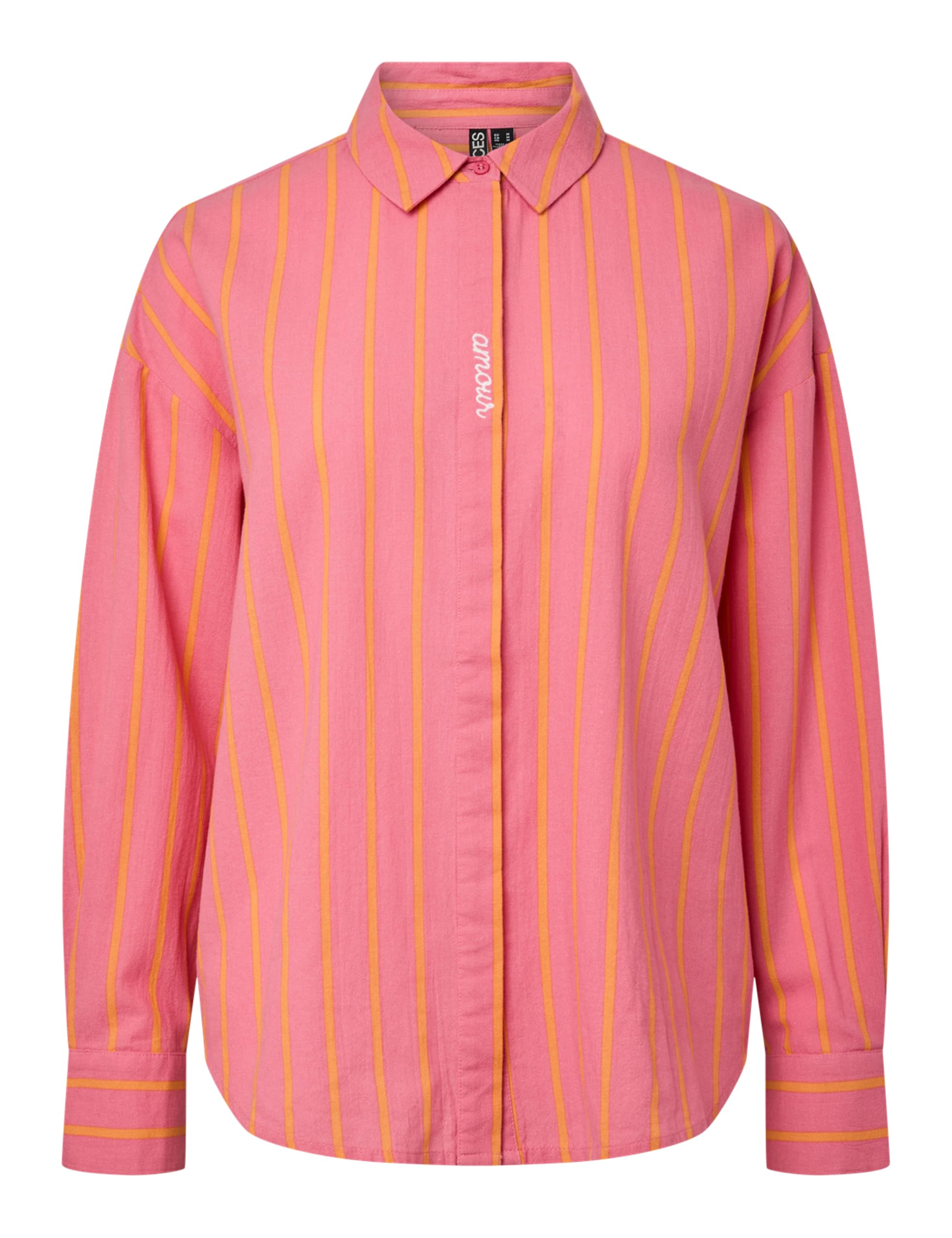 Pieces Pcjavia LS Stripe camicia donna S a righe