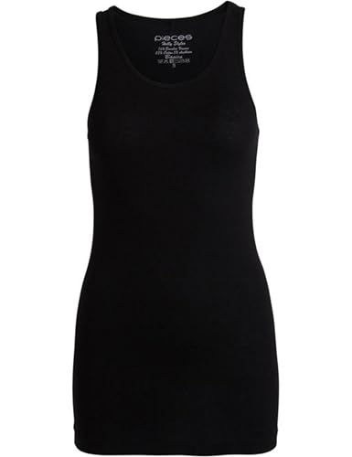 Pieces Pcholly Tank Top canotta donna blu taglia S