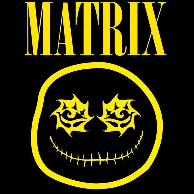 Matrix Smile t-shirt cotone unisex stampa smile