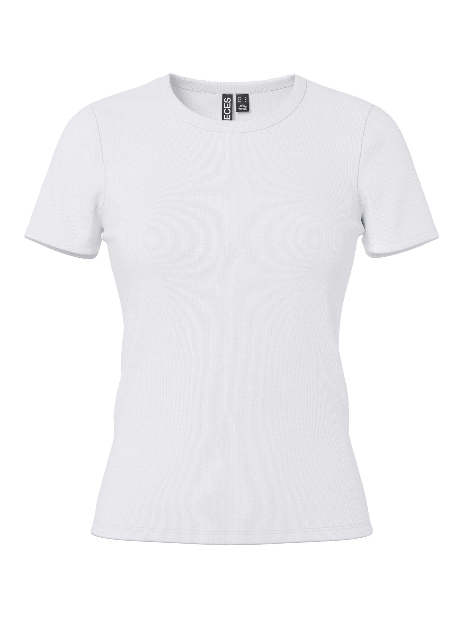 PIECES Pcmay SS t-shirt argento taglia XS