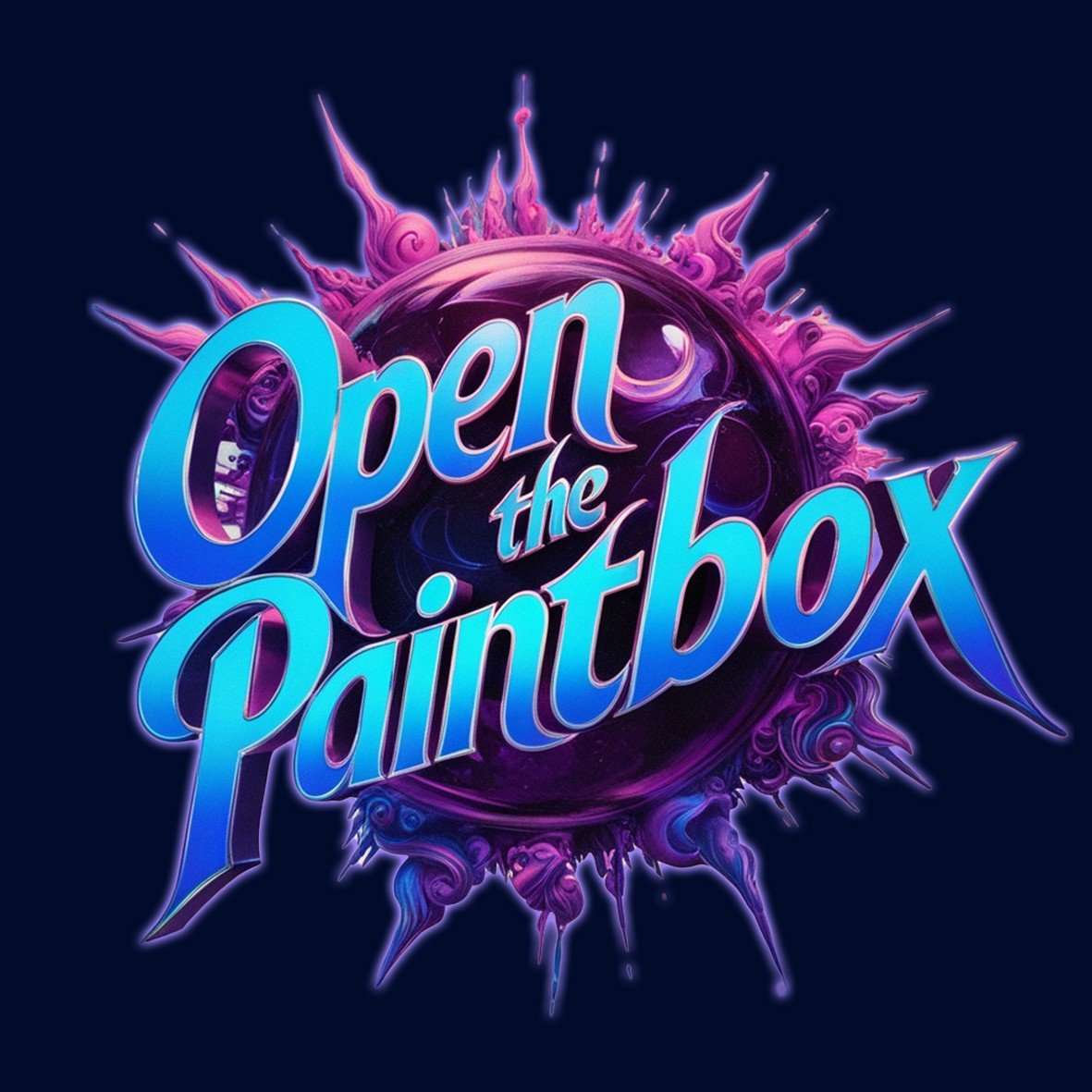 Matrix Music Store Open The Paintbox Planet Logo t-shirt cotone organico