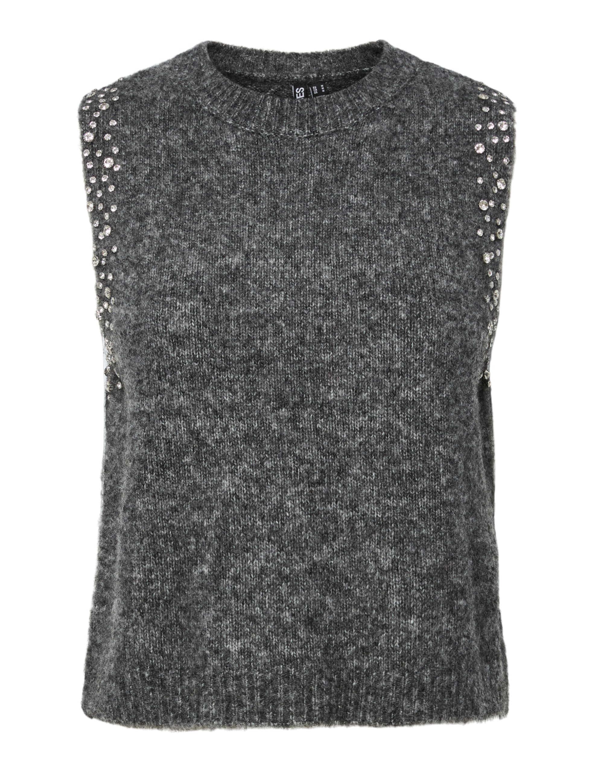 Pieces Pcrise SL O-Neck Knit Vest Gilet Donna M