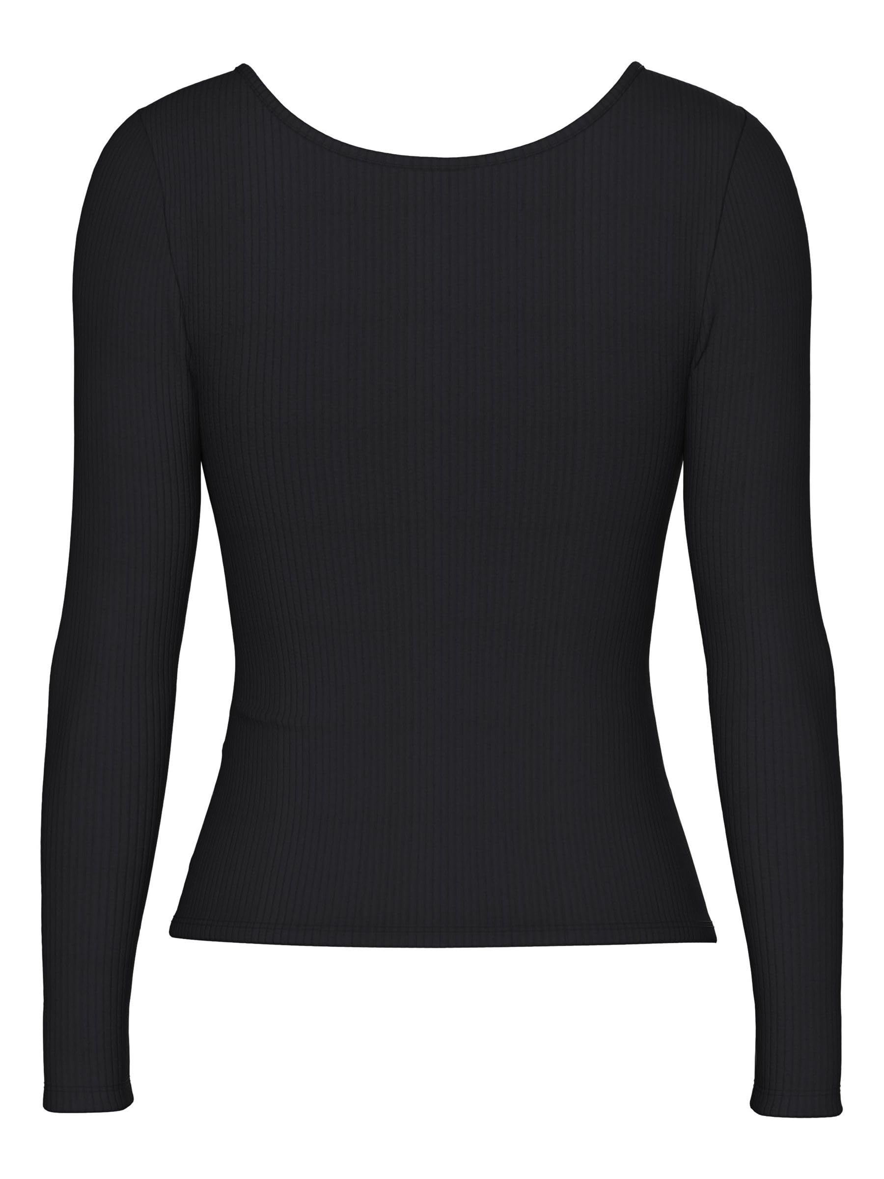 Pieces PCKITTE maglietta maniche lunghe cotone bio
