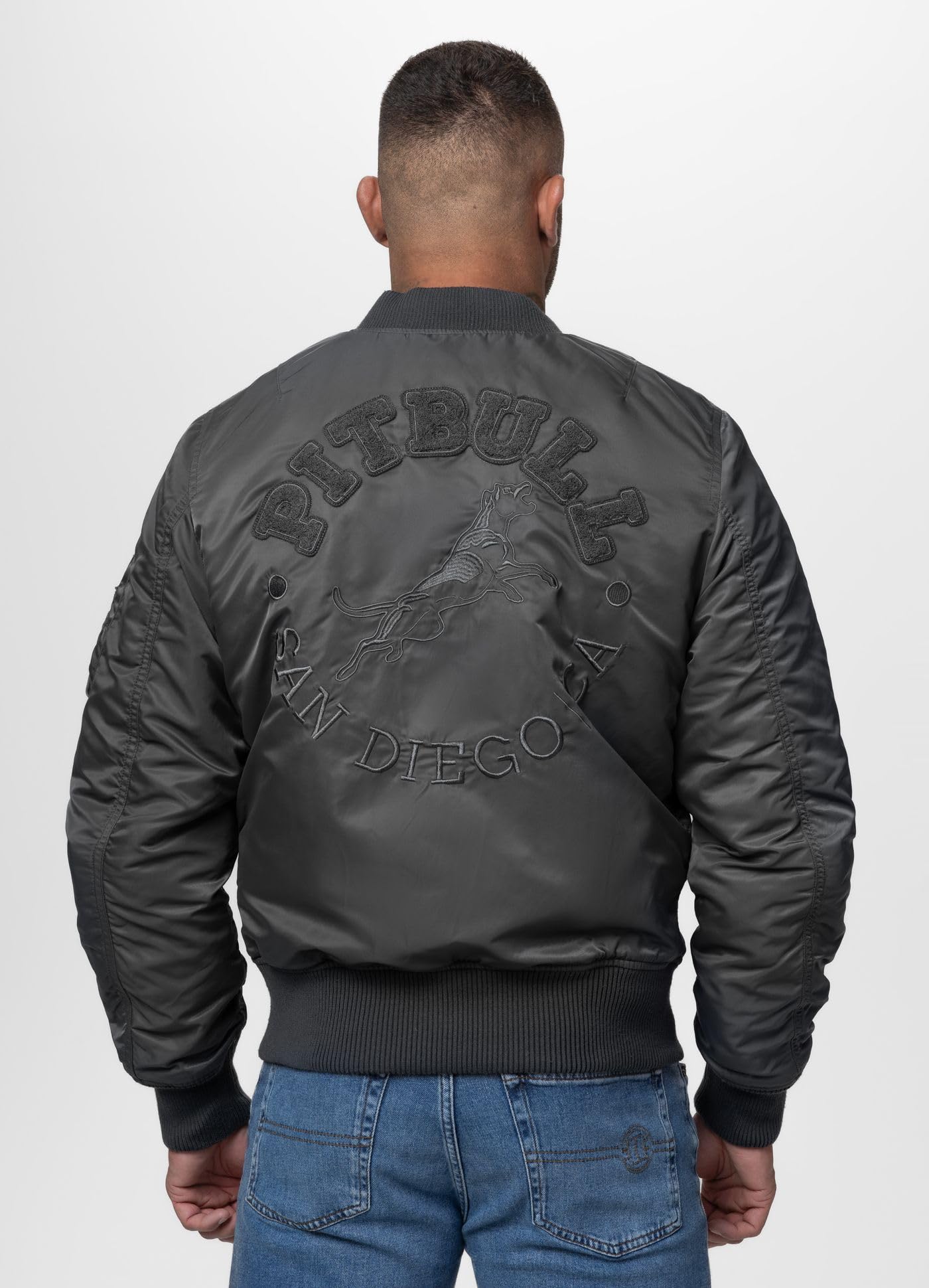 Pitbull Hacket bomber uomo nylon leggera trapuntata