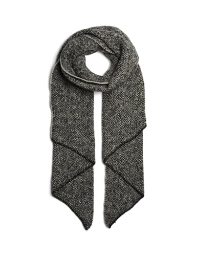 PIECES Pcpyron sciarpa lunga donna nero whitecap