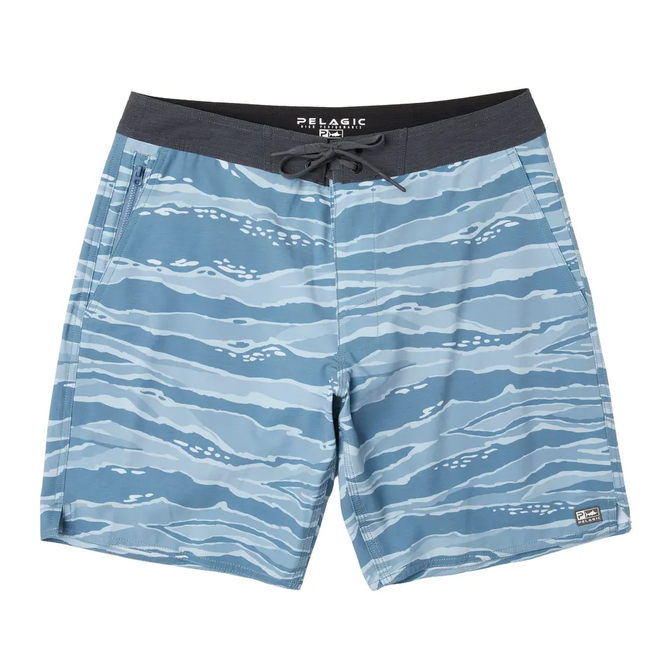 Pelagic Ledge boardshort uomo petrol mimetico