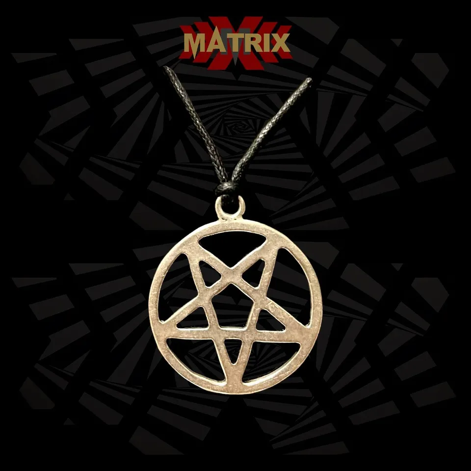 Matrix Music Store Pentacle ciondolo zamac con cordino