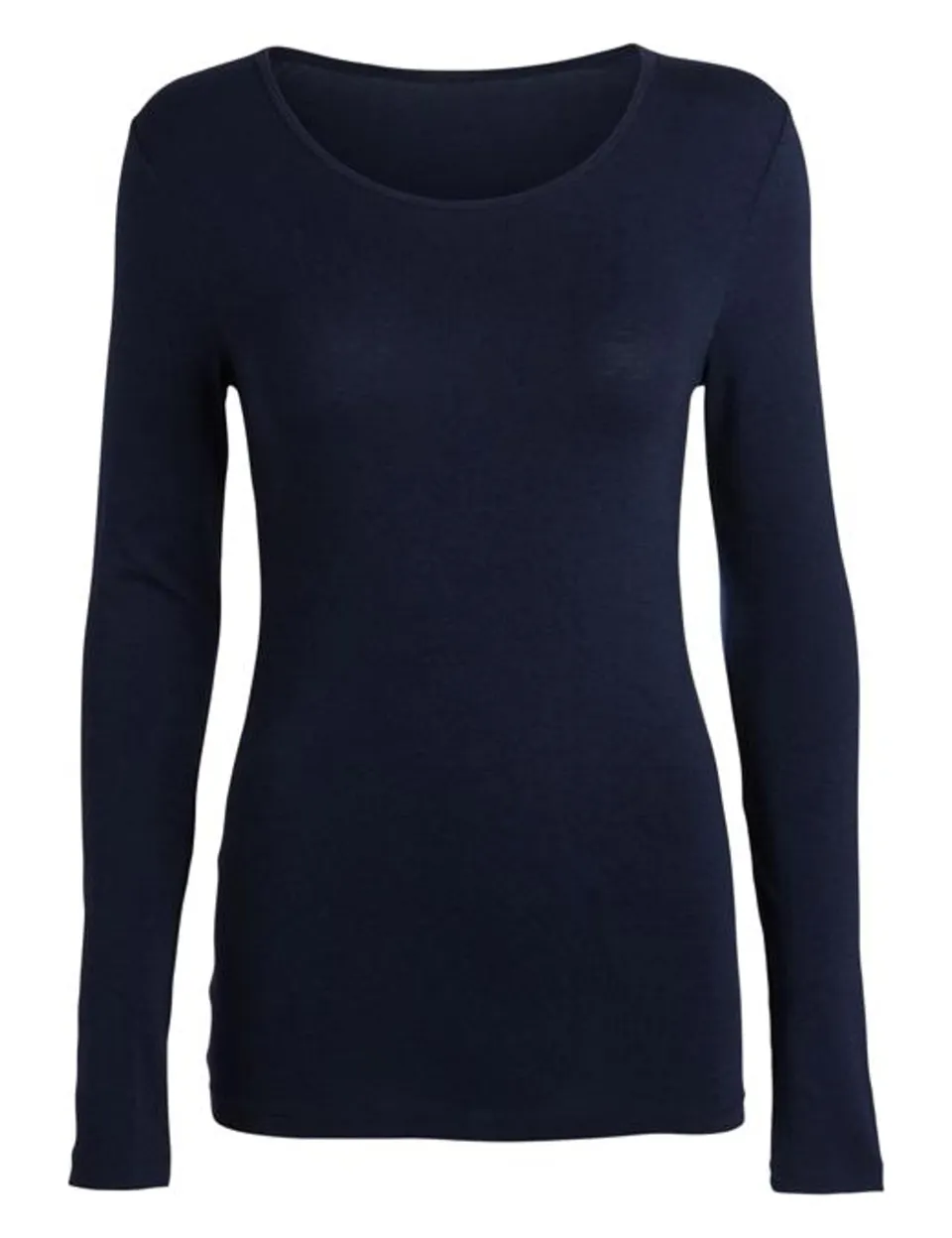 Pieces Pcholly t-shirt donna blu manica lunga
