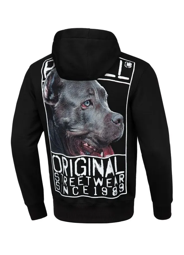 Pit Bull West Coast Origin felpa uomo cappuccio cotone