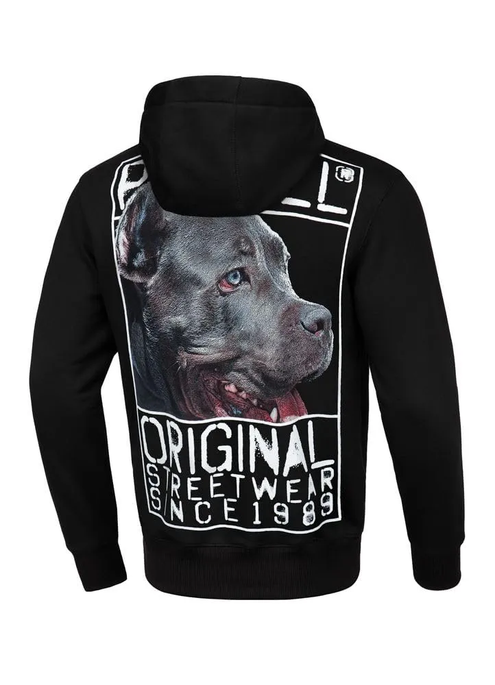 Pit Bull West Coast Origin felpa uomo cappuccio cotone