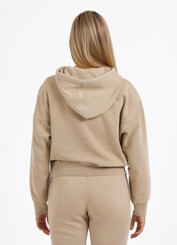 Pitbull Washed Manzanita Basics Hoody felpa donna con zip