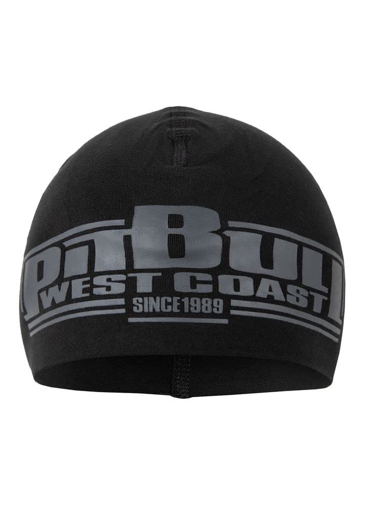 Pitbull Classic Boxing berretto uomo nero-grigio invernale