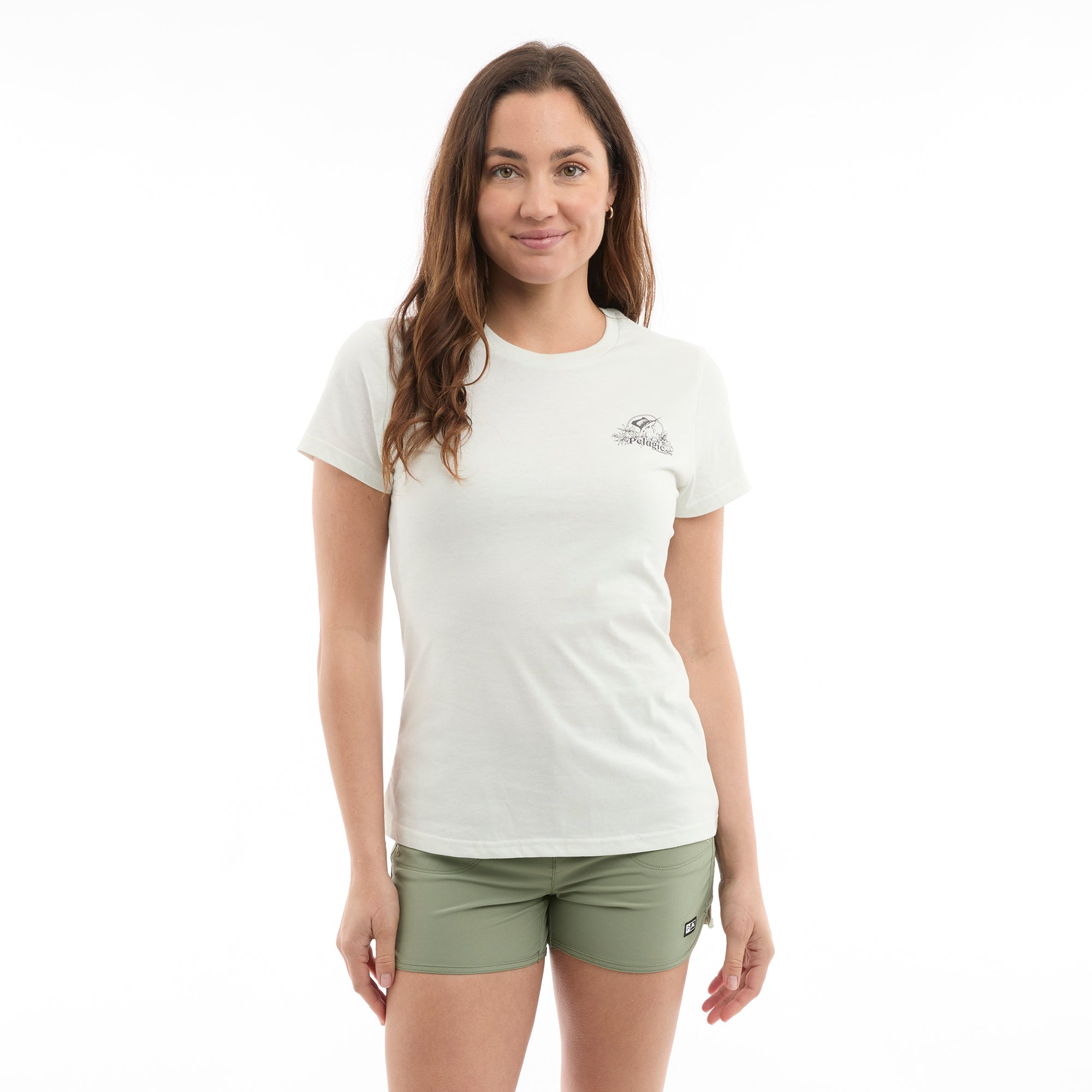 Pelagic Ws Tropic Sea maglietta donna Bone cotone bio