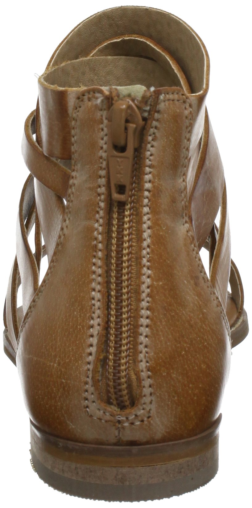 Pieces Connie Leather Cognac 17047415 Sandali Donna Pelle