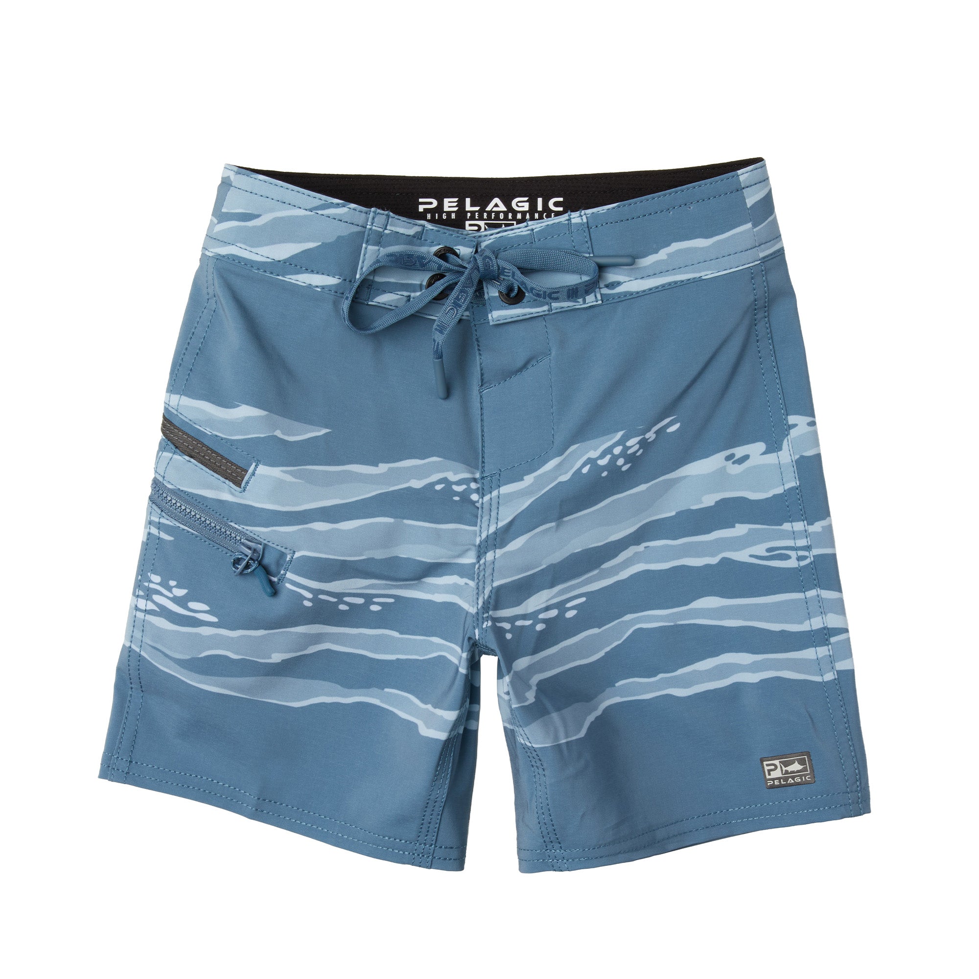 Pelagic Strike bermuda mare bambino Petrol 12 pollici elastico