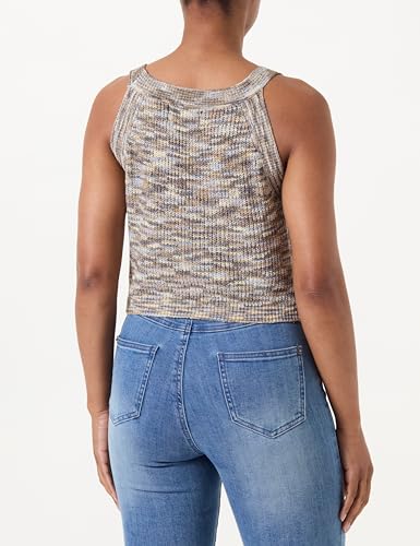 Pieces Pckera SL Cropped top in maglia smanicato