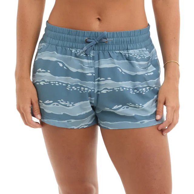 Pelagic Leiday shorts donna Petrol stretch idrorepellenti