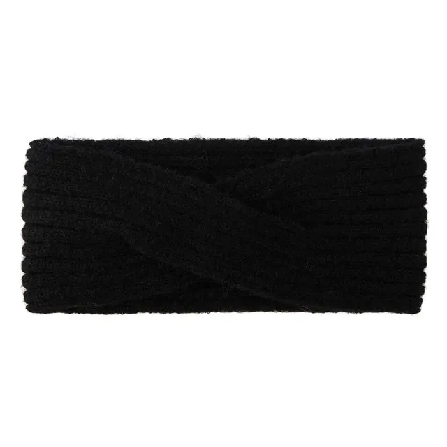 Pieces Pcjeslin Wool Noos BC fascia capelli nera lana