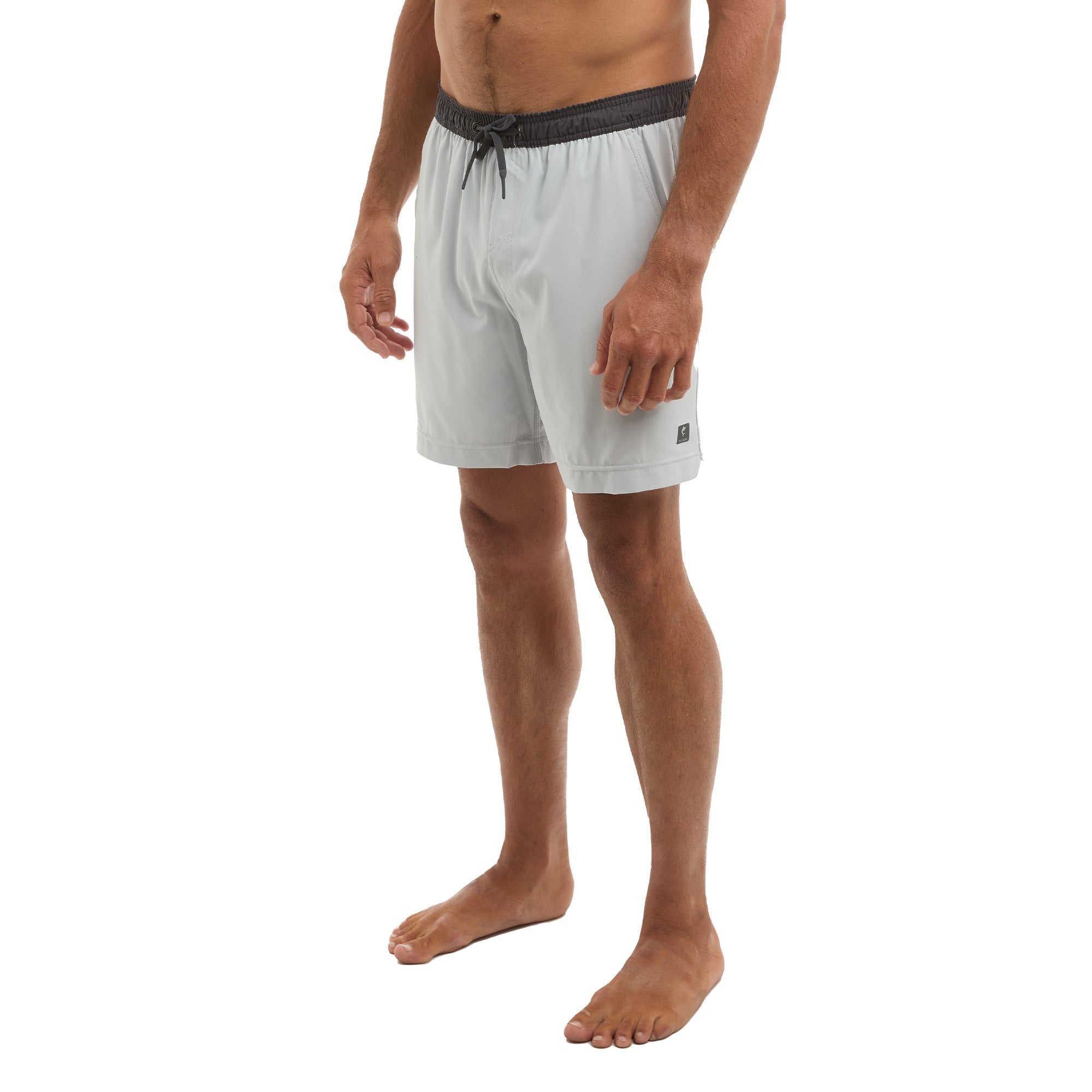 Pelagic Leiday pantaloncini grigio chiaro elasticizzati