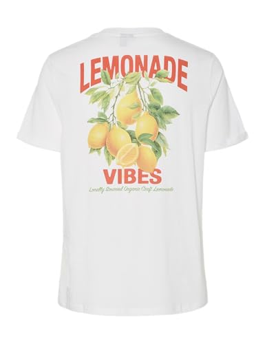 PIECES Pcfib SS t-shirt stampata bianco taglia M