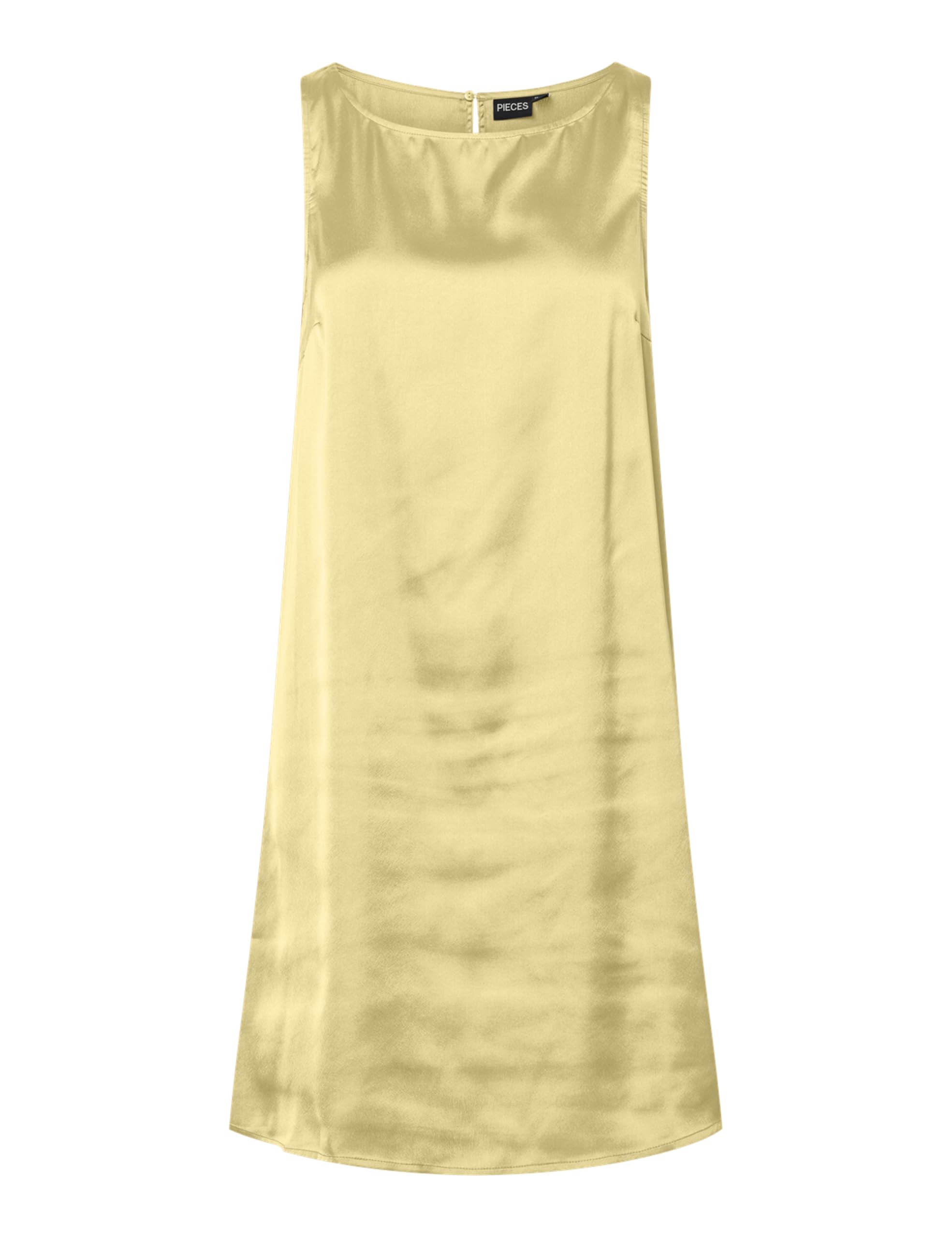 Pieces Pctasin SL Short Dress Vestito Donna S