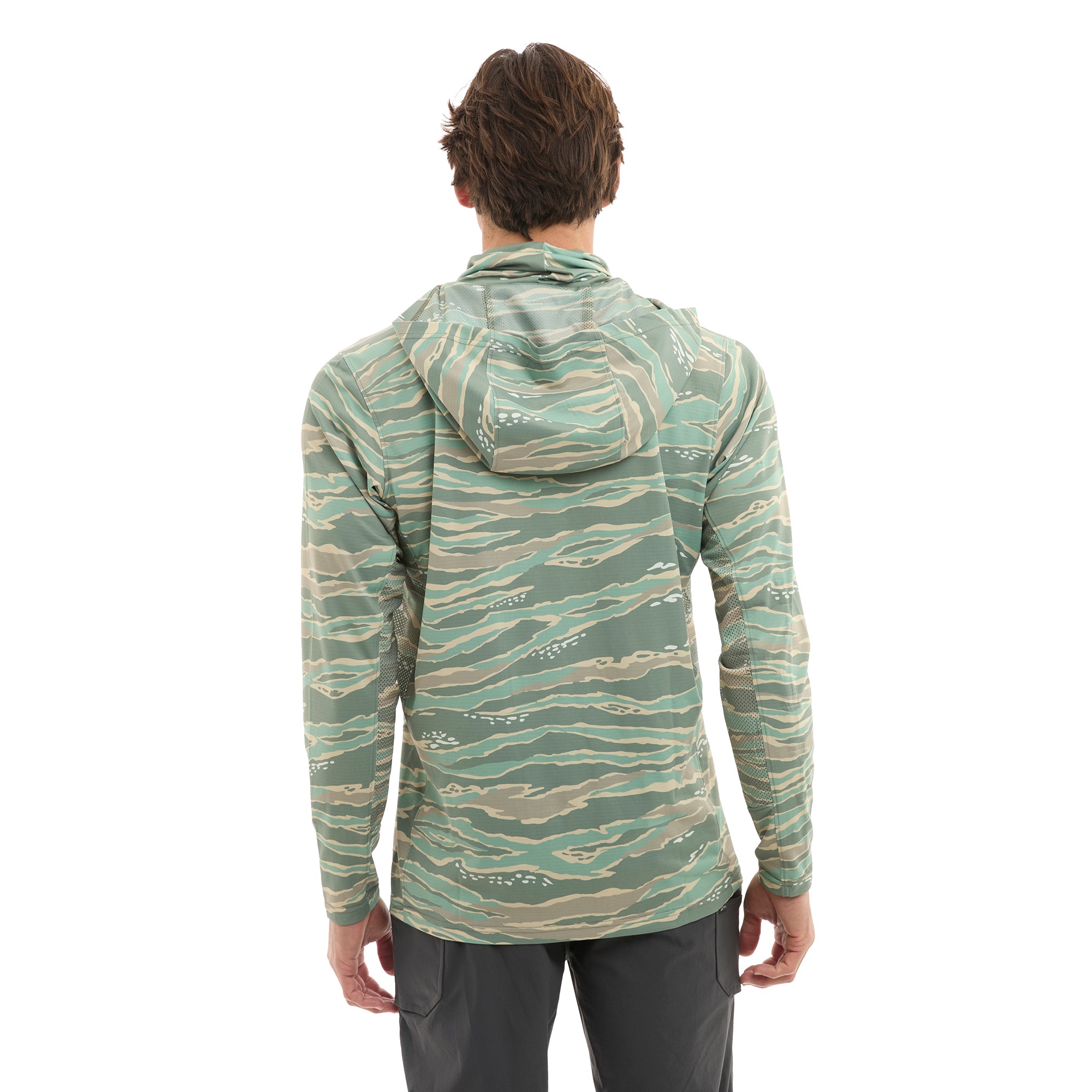 Pelagic Exo-Tech felpa uomo mangrove UPF 50+