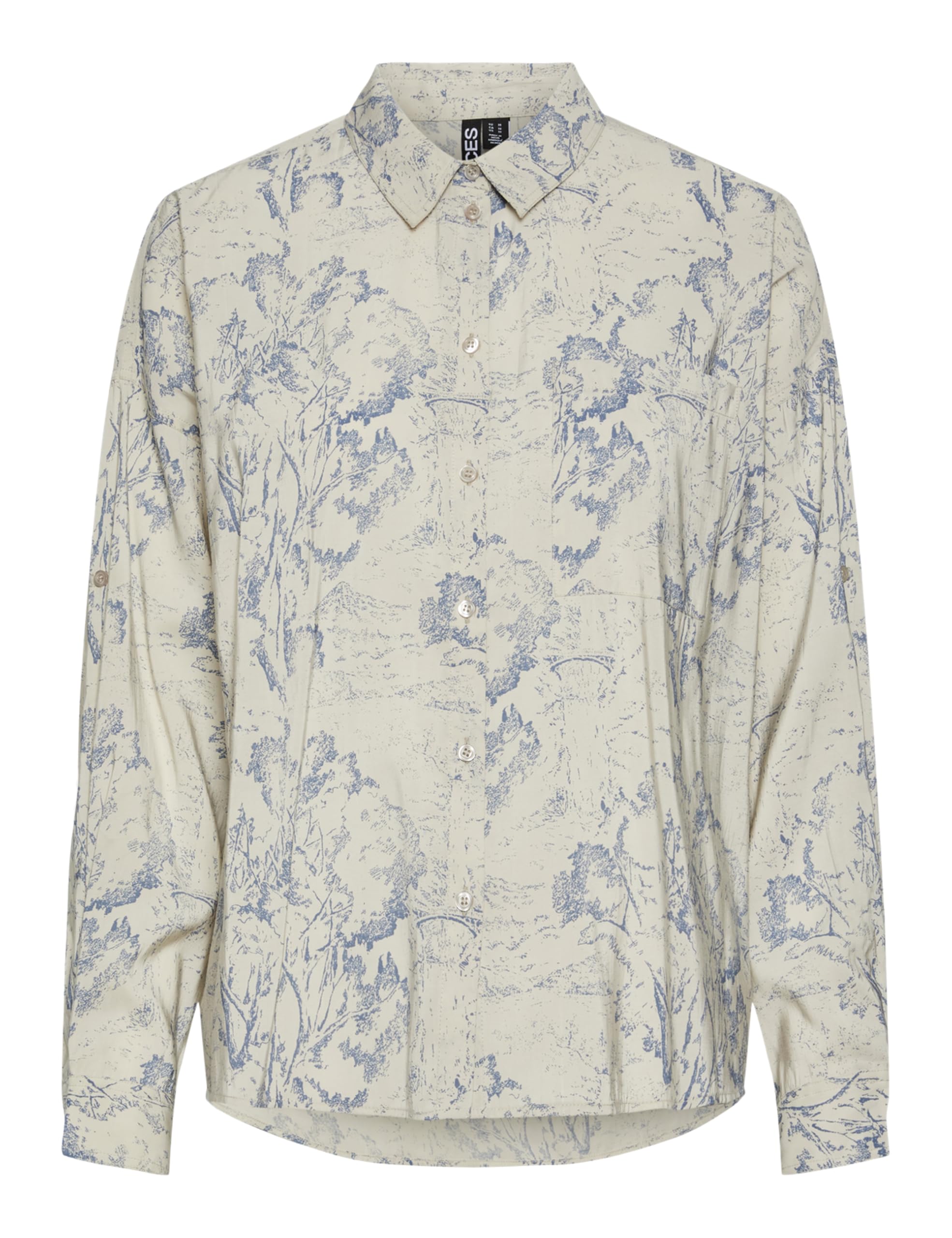 Pieces Pcnier LS camicetta donna maniche lunghe taglia L