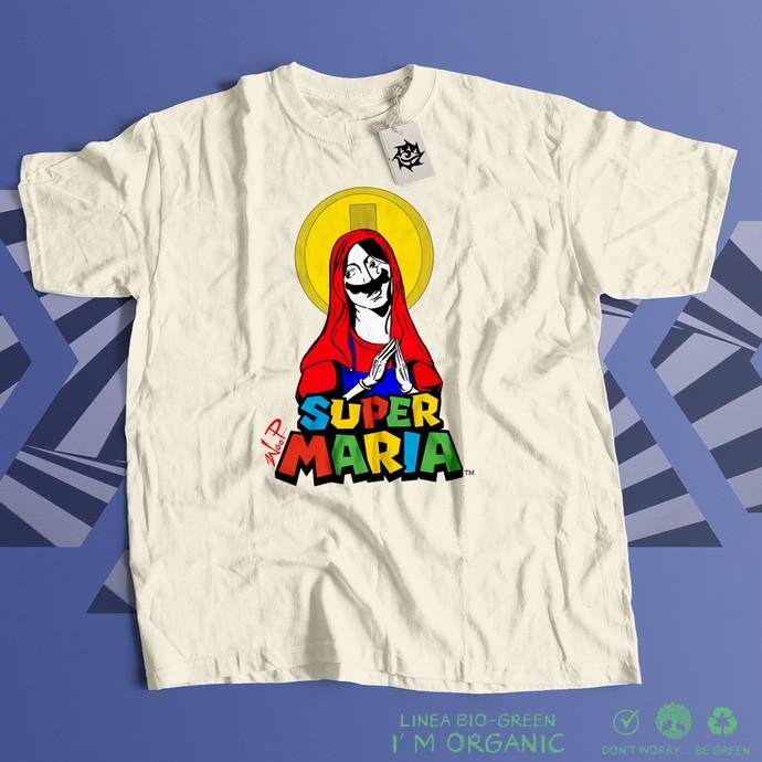 Woop Super Maria maglietta cotone unisex