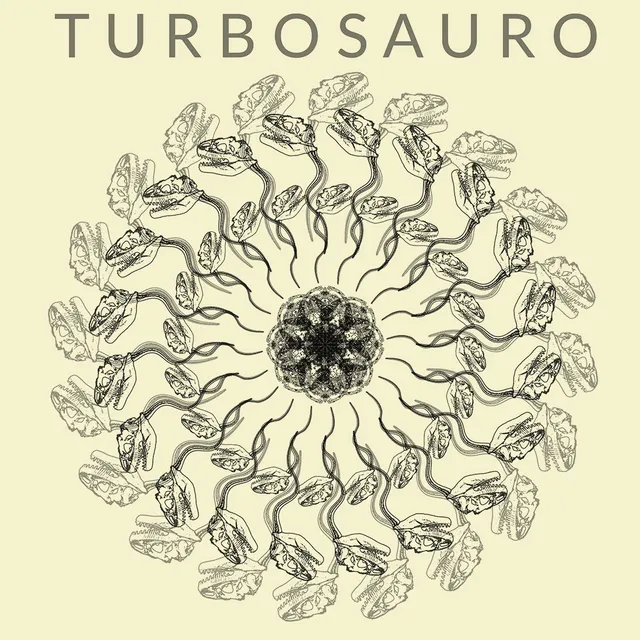 Matrix Music Store Turbosauro Spiral Black Logo t-shirt cotone organico