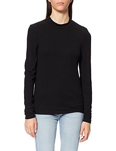 Pieces Pckylie LS T-Neck Top Noos maglione XS nuvola coste