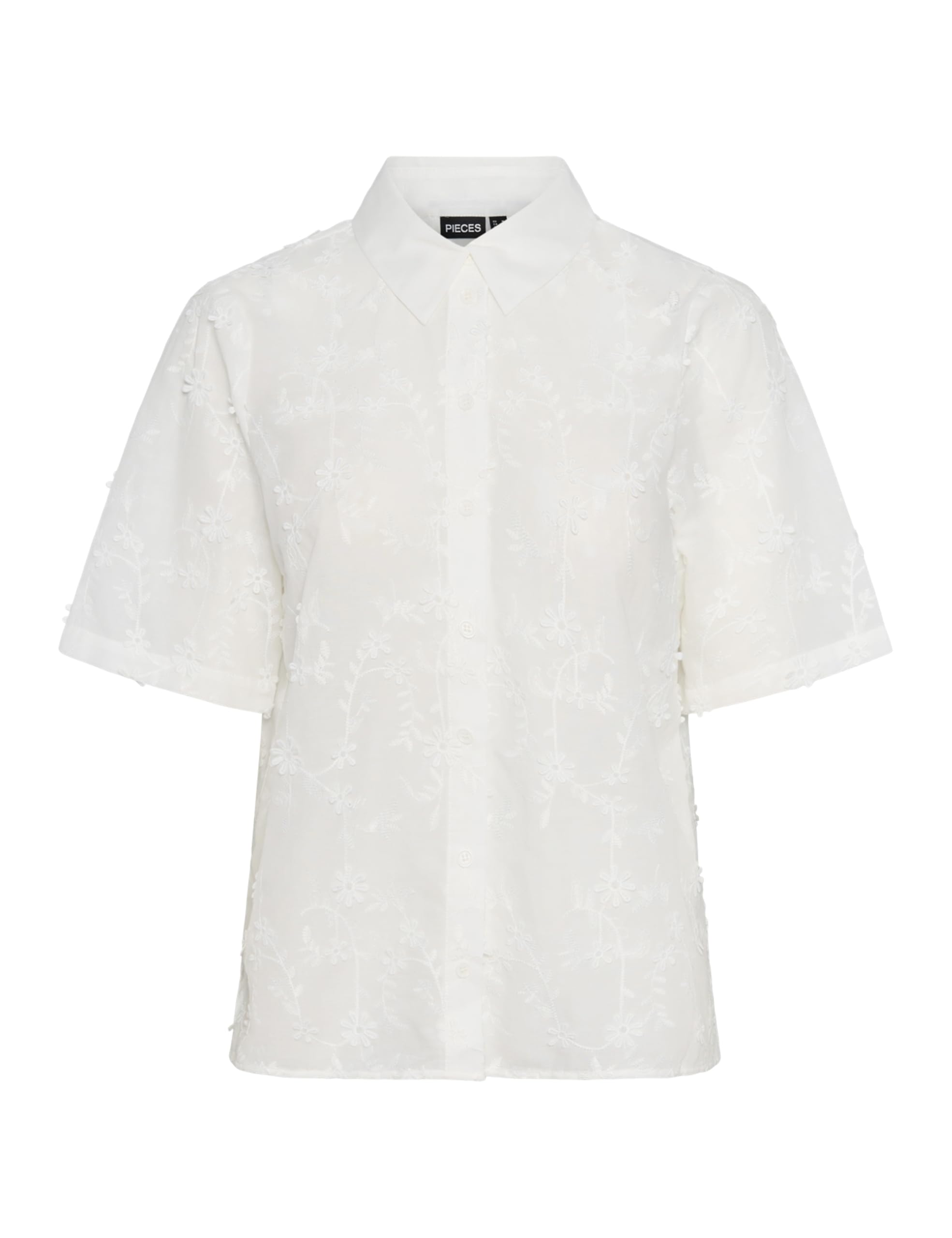 PIECES camicia donna manica corta taglia XS vestibilità comoda