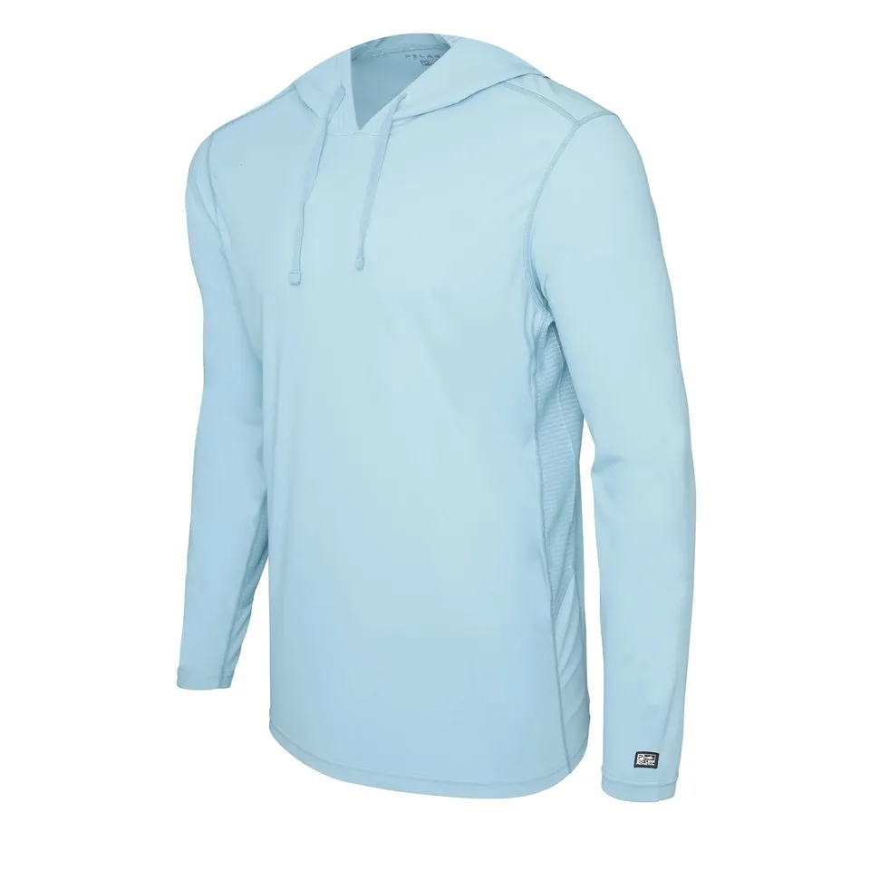 Pelagic Vaportek maglia pesca maniche lunghe azzurra UPF 50+