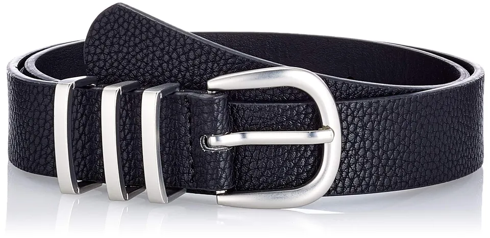 Pieces Pclea Jeans Belt cintura donna 75 cm nero