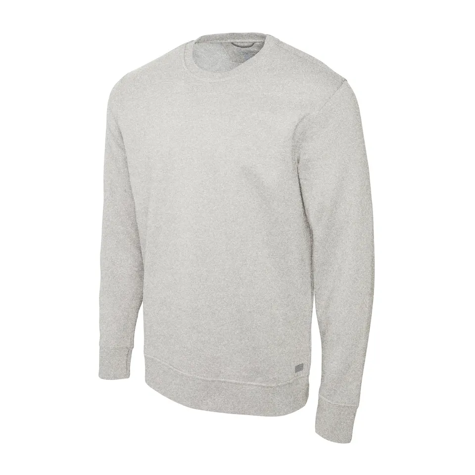 Pelagic Avalon felpa girocollo uomo grigio cotone