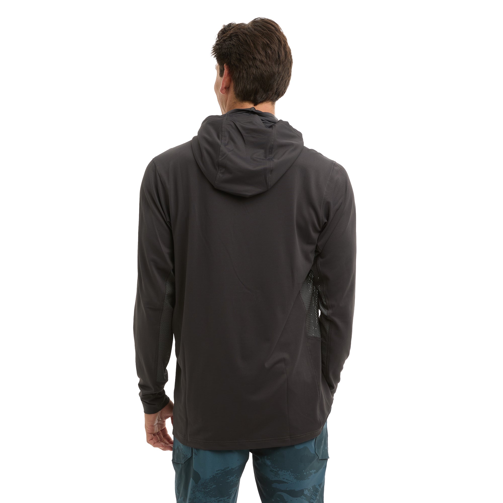 Pelagic Exo-Tech felpa uomo graphite UPF 50+