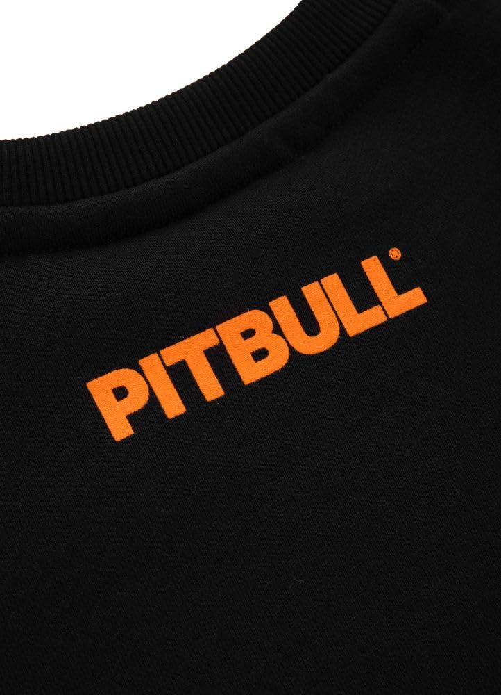 Pitbull Orange Dog felpa girocollo uomo regular fit stampa