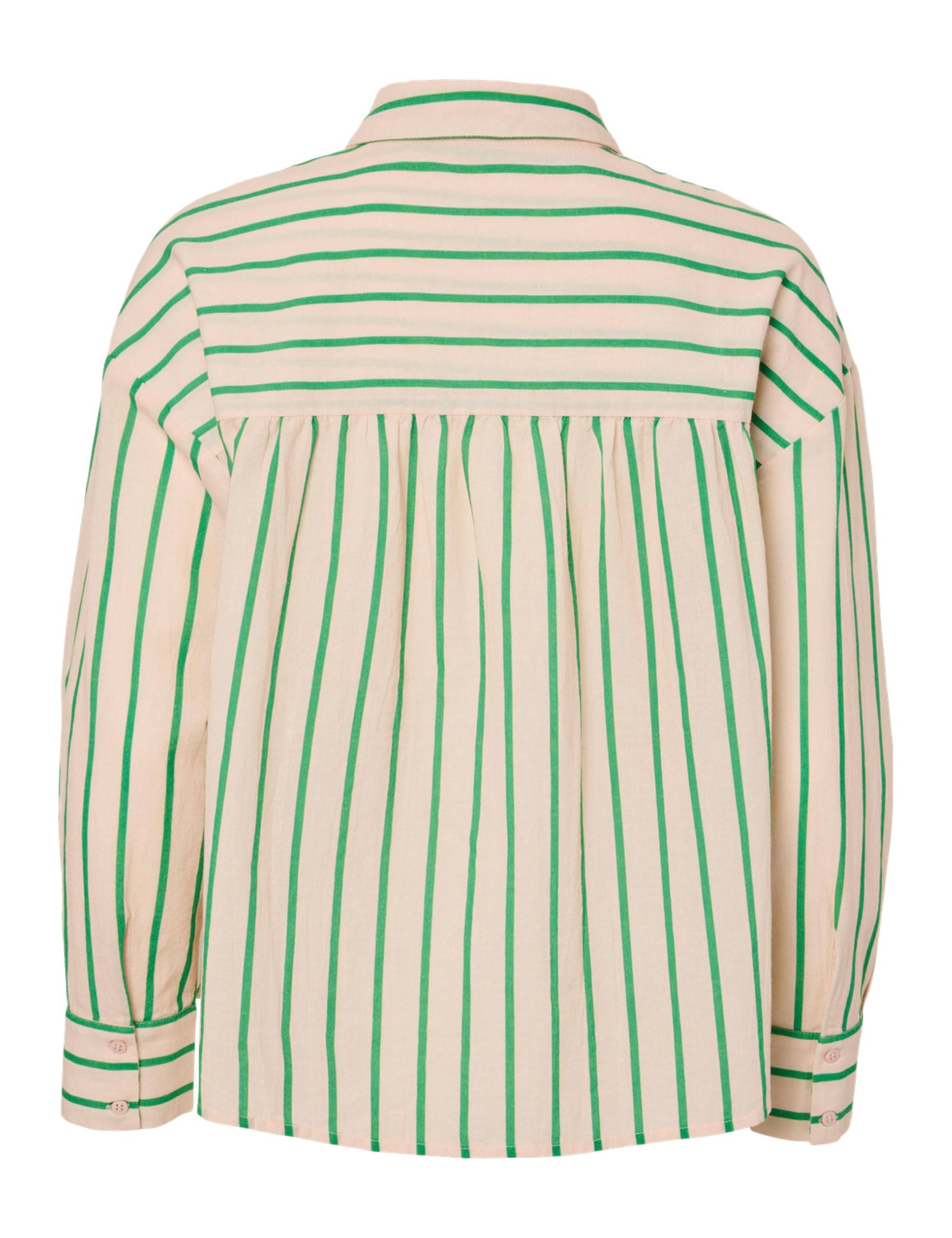 Pieces Pcjavia LS Stripe camicia donna righe cotone