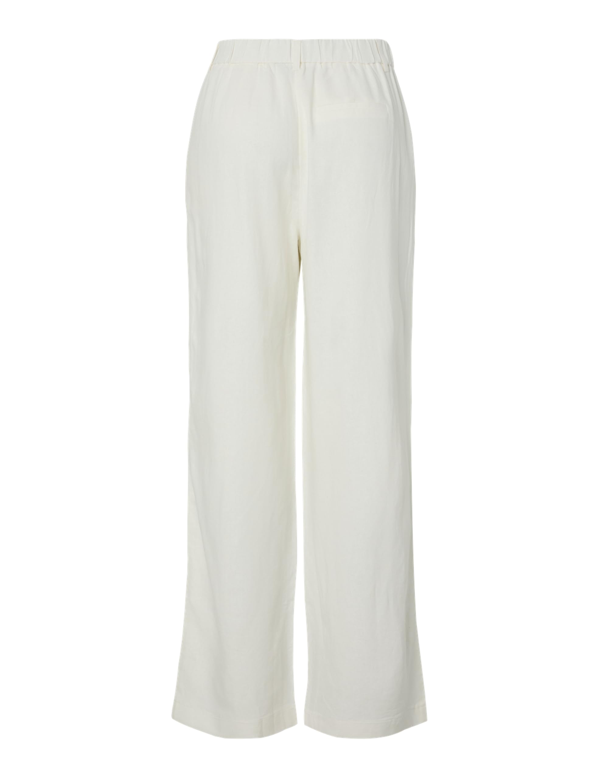Pieces Pcawace HW pantaloni lino donna XS nuvola