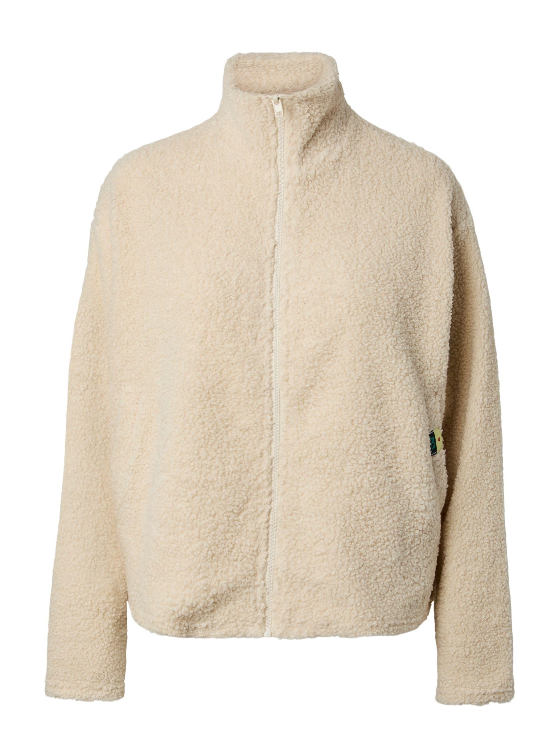 Pieces Pckatty Teddy Jacket Bc giacca donna L effetto teddy