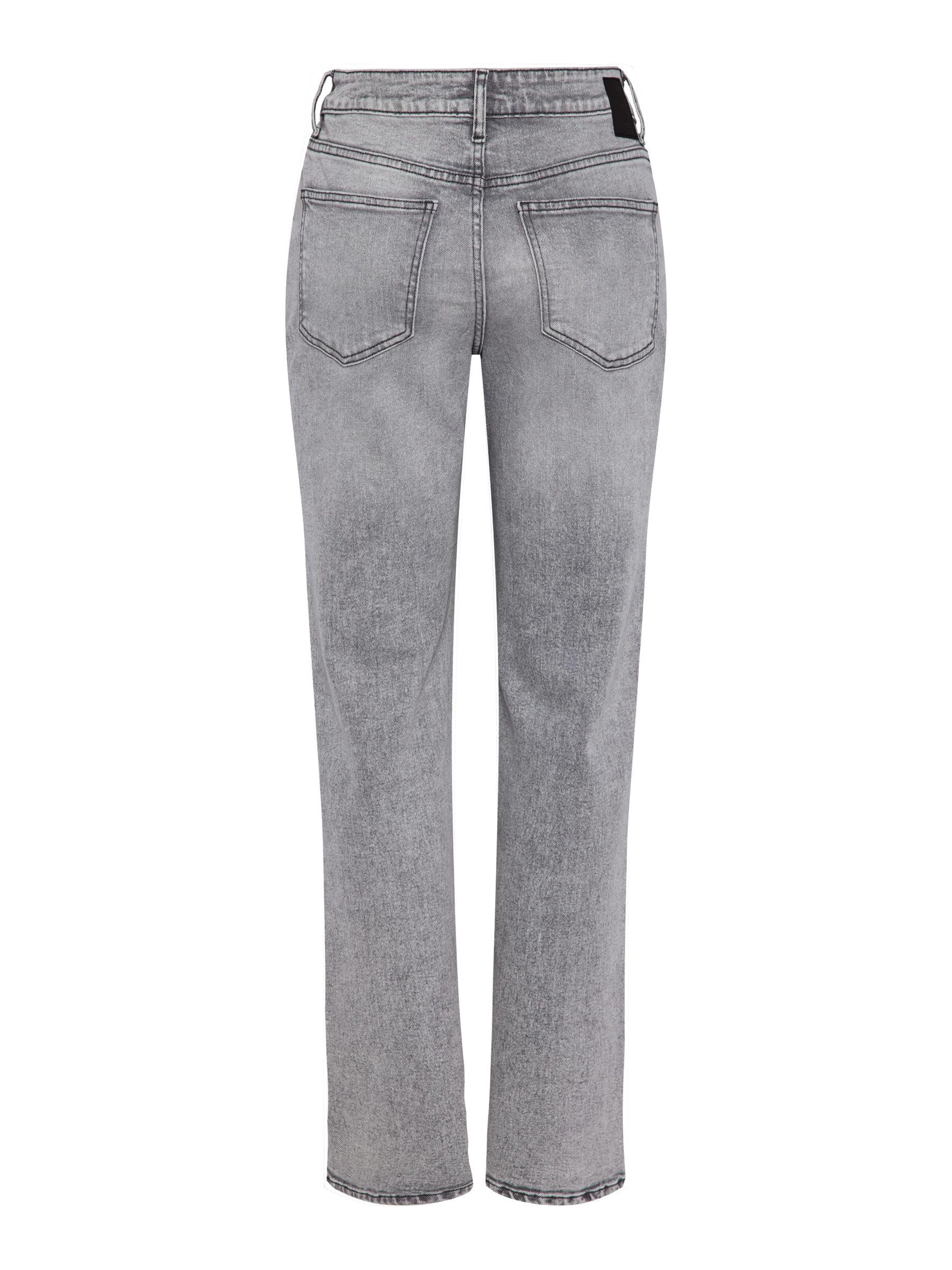 Pieces Pckelly MW Straight LG jeans donna 28W/32L gamba dritta