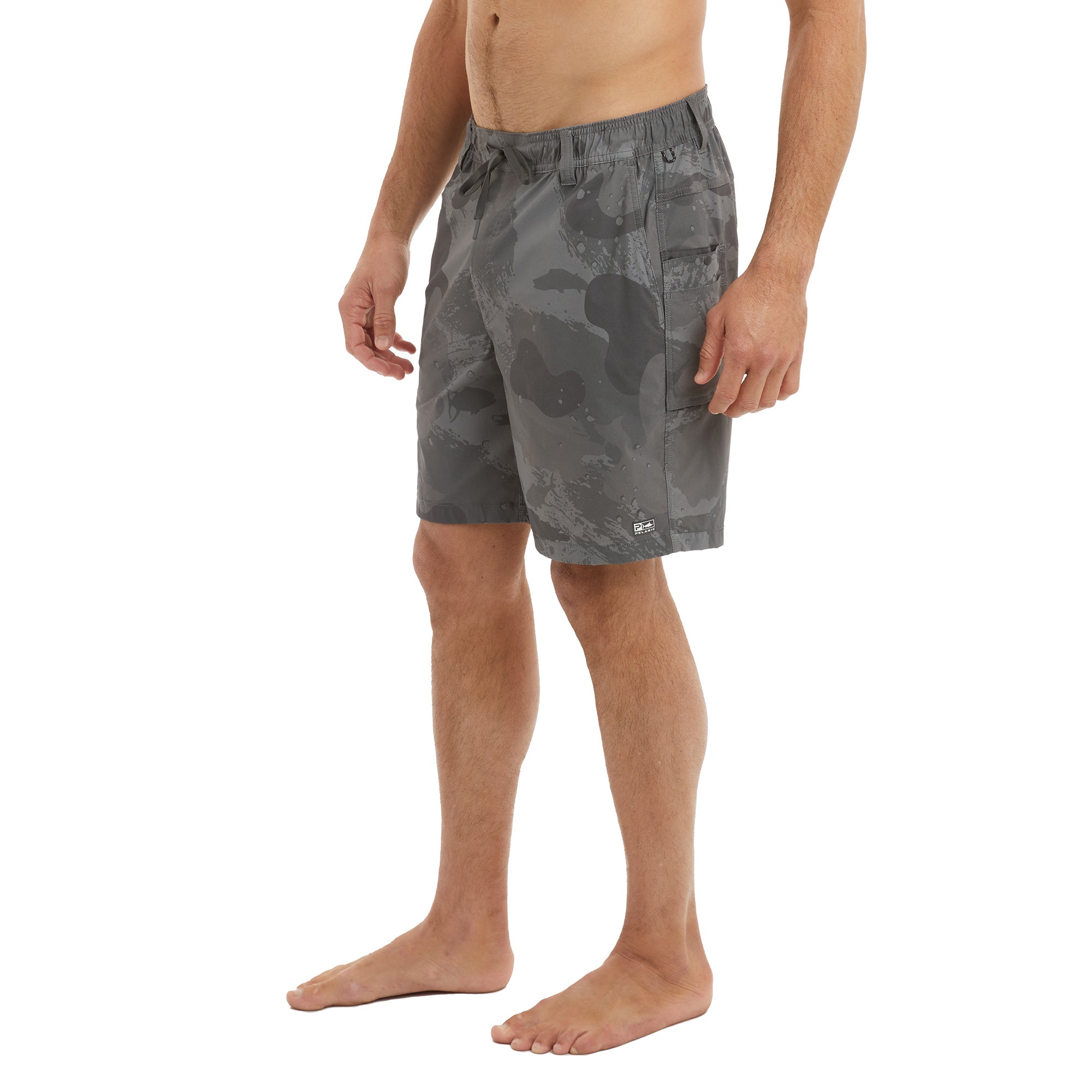 Pelagic Palomar pantaloncini pesca grafite elasticizzati