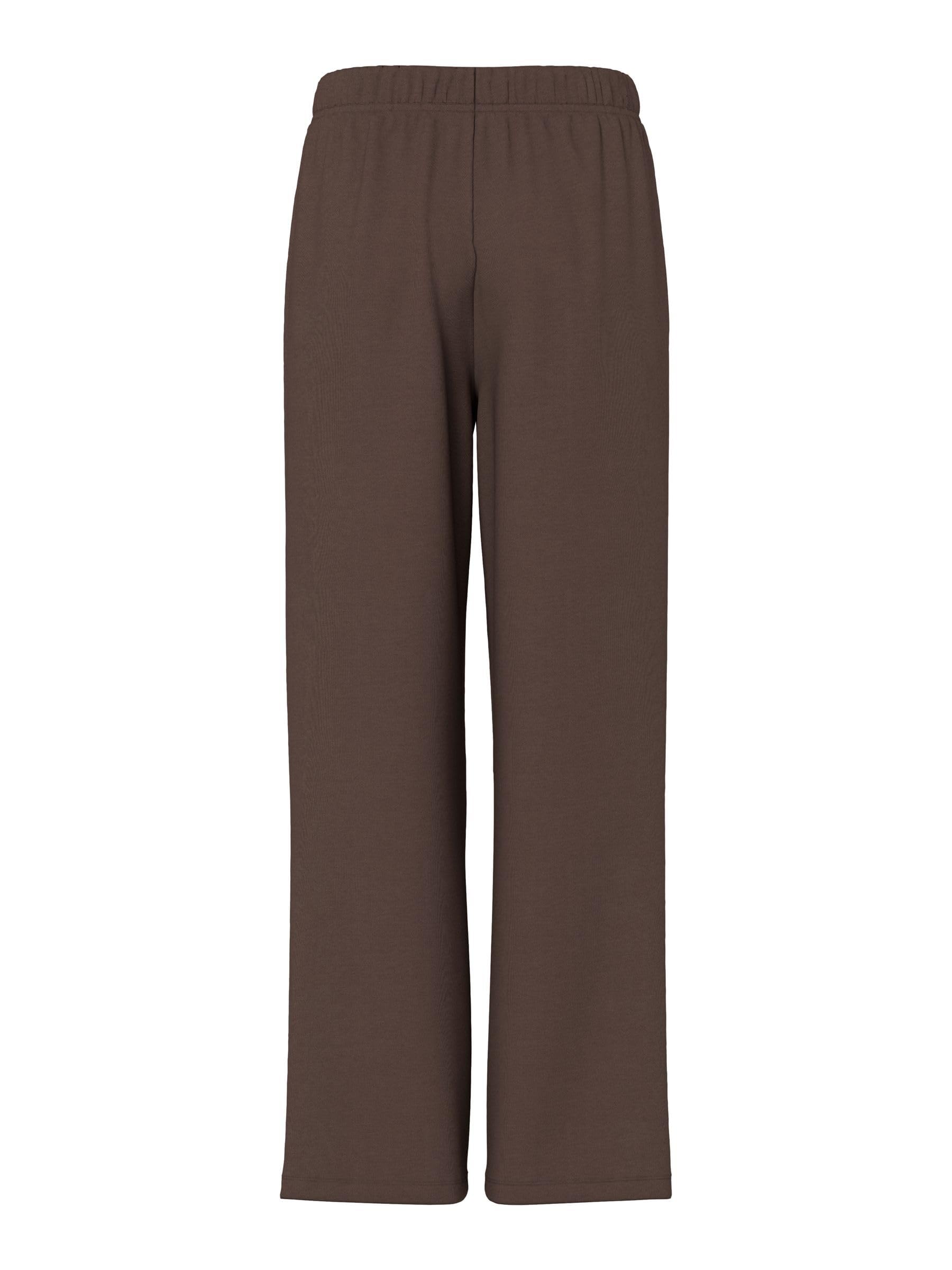 Pieces Pcchilli pantaloni tuta donna larghi XL marrone