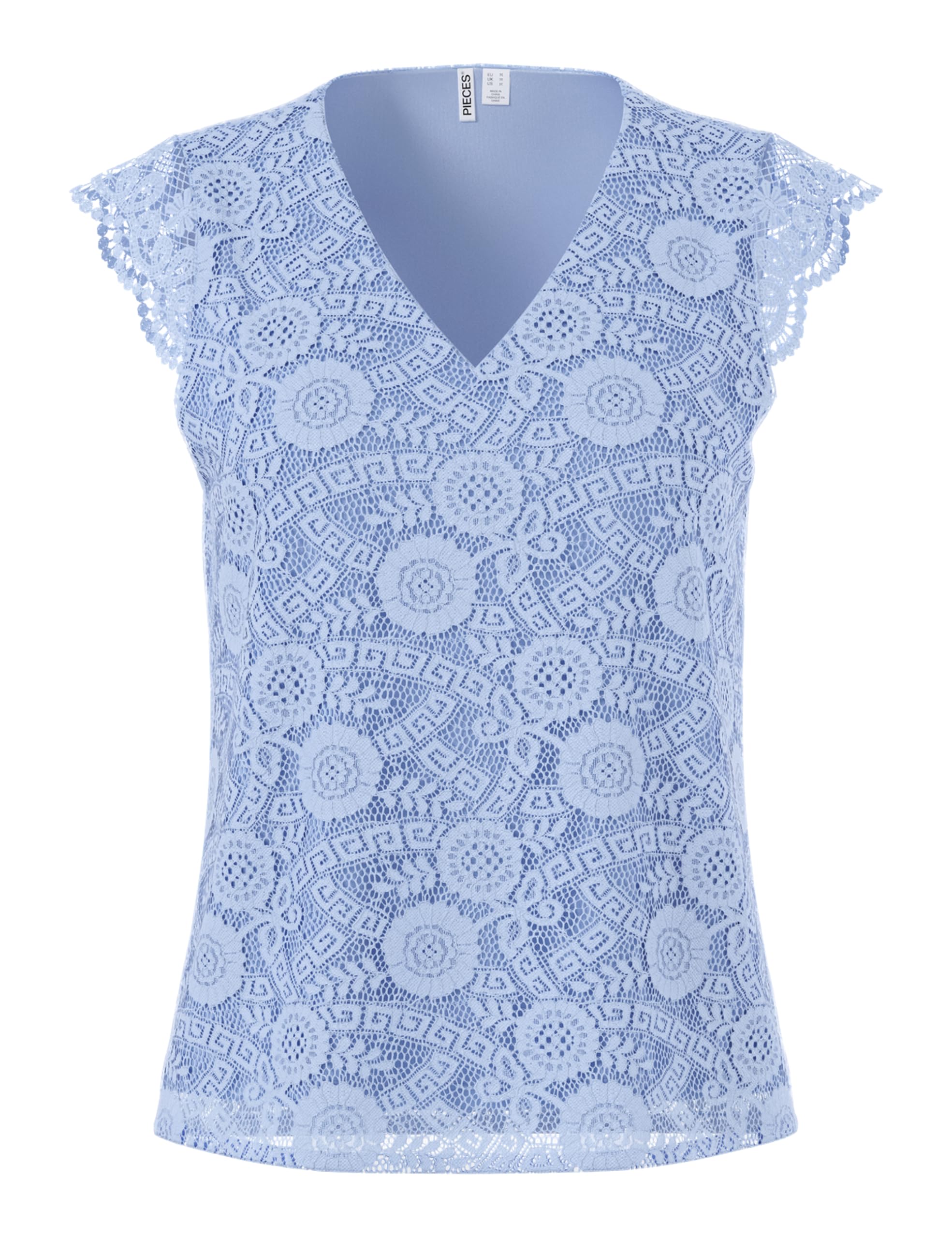 Pieces Pcolline top donna scollo a V pizzo senza maniche