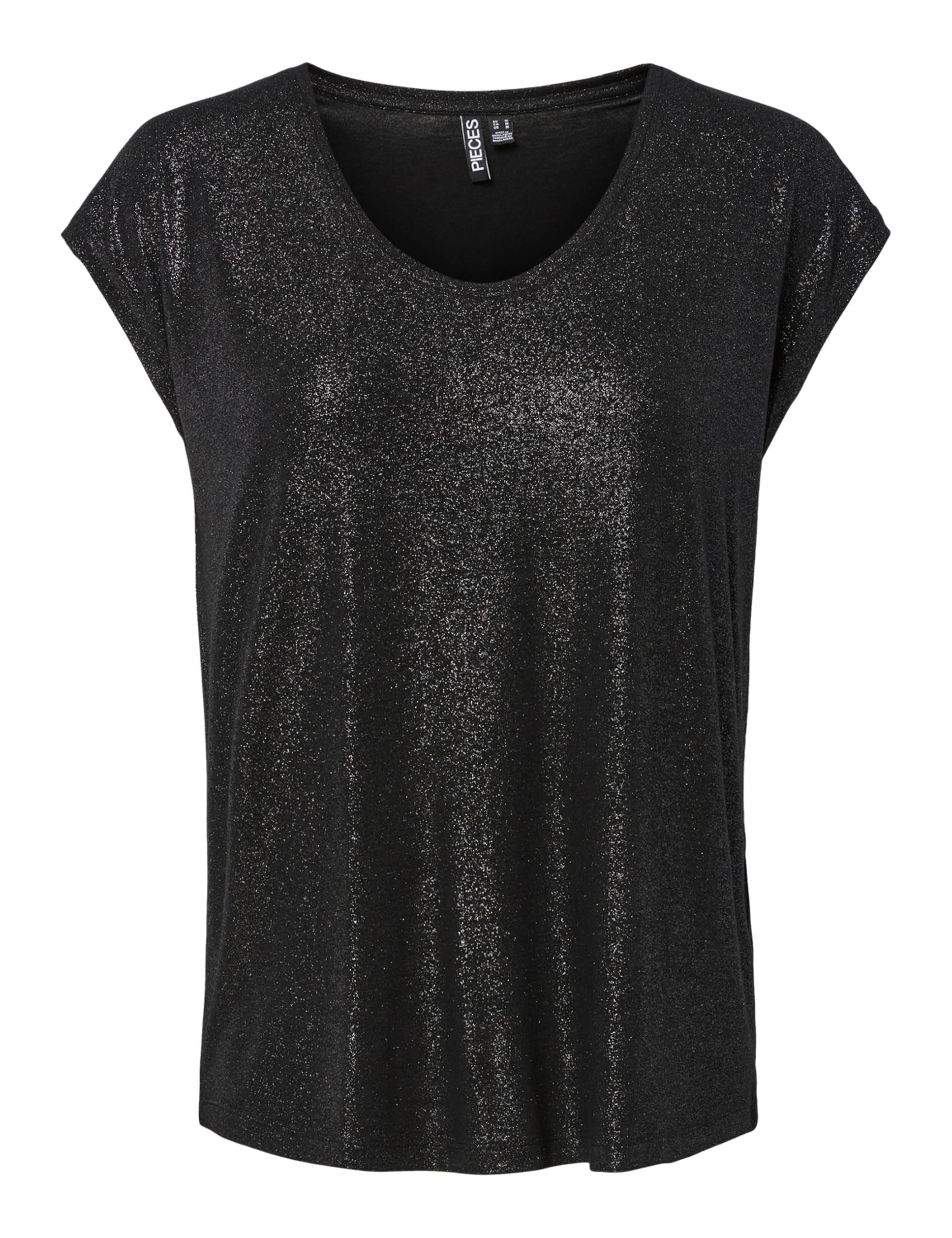 Pieces Pcalice Glitter Tee t-shirt donna manica corta