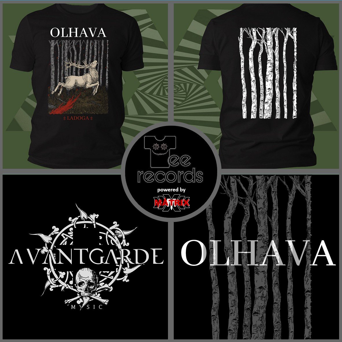 Olhava Lagoda t-shirt cotone organico