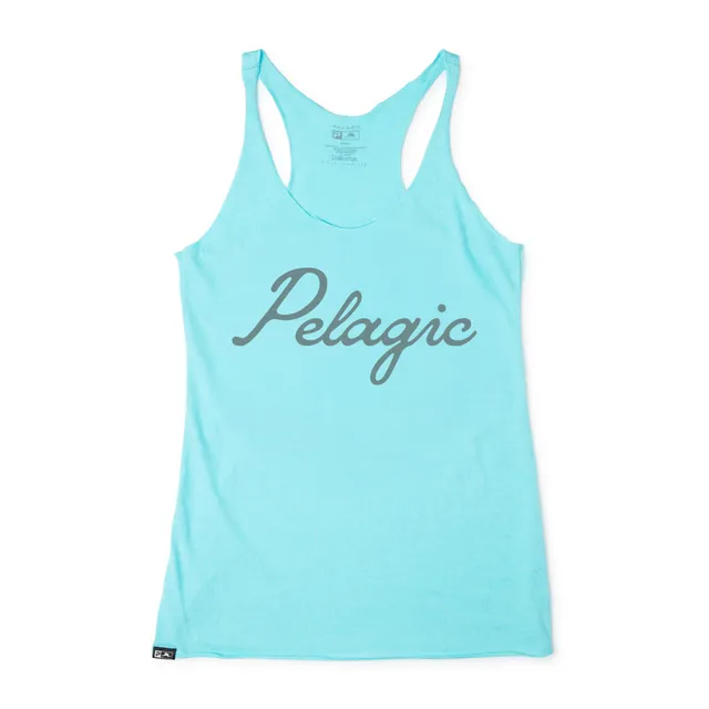 Pelagic Ws Lines In canotta donna blu tahiti traspirante