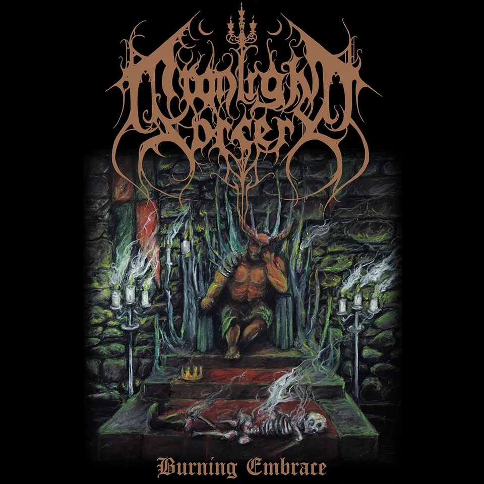 Matrix Moonlight Sorcery Burning Embrace t-shirt cotone organico