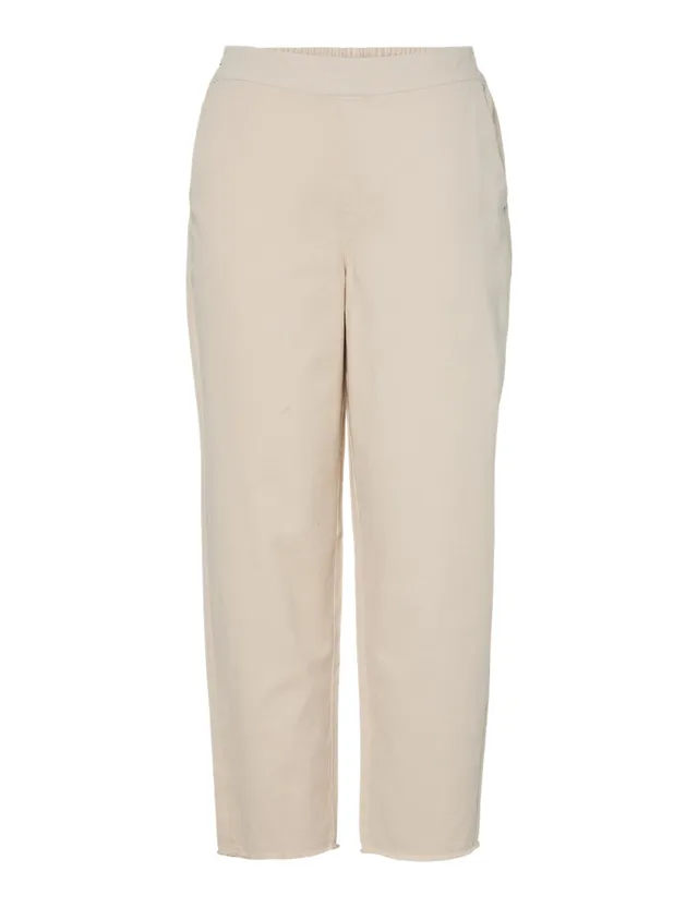 Pieces Pcsally HW pantaloni donna taglia L alla caviglia
